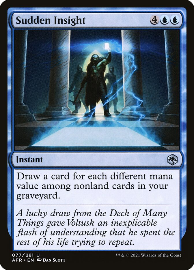Sudden Insight - carta Magic The Gathering