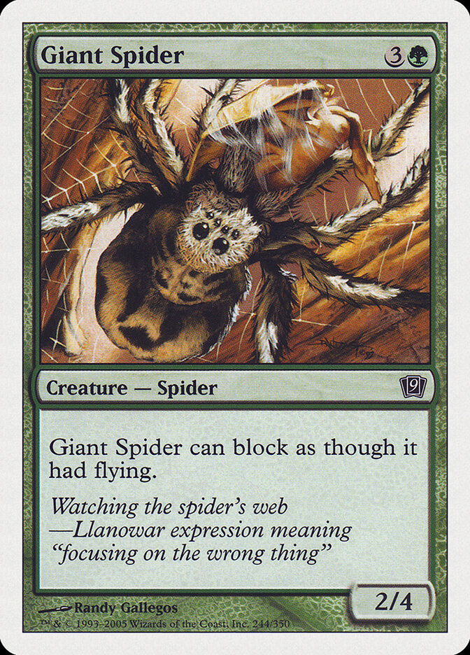 Giant Spider - carta Magic The Gathering