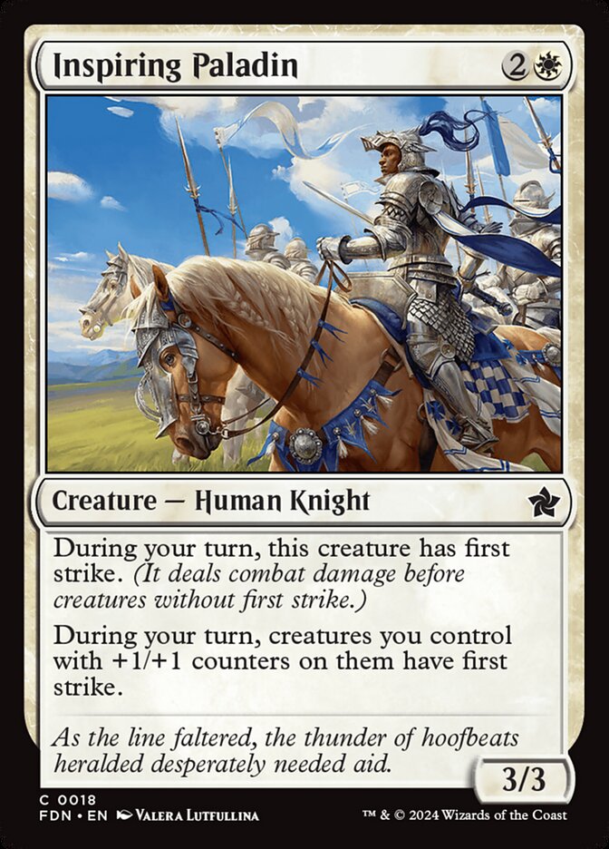 Inspiring Paladin - FDN-018-NF-STD