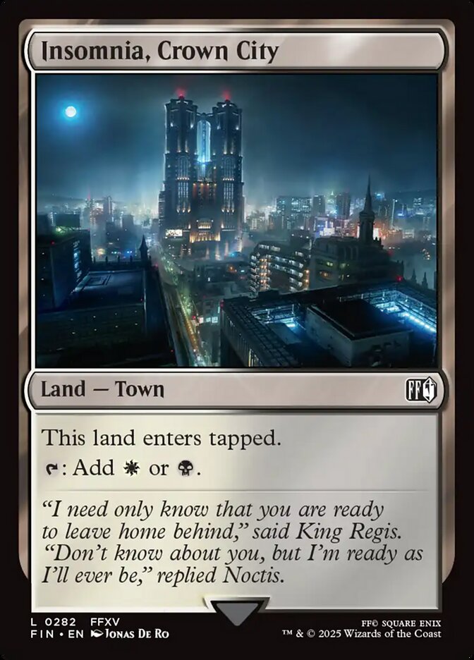 Insomnia, Crown City - carta Magic The Gathering