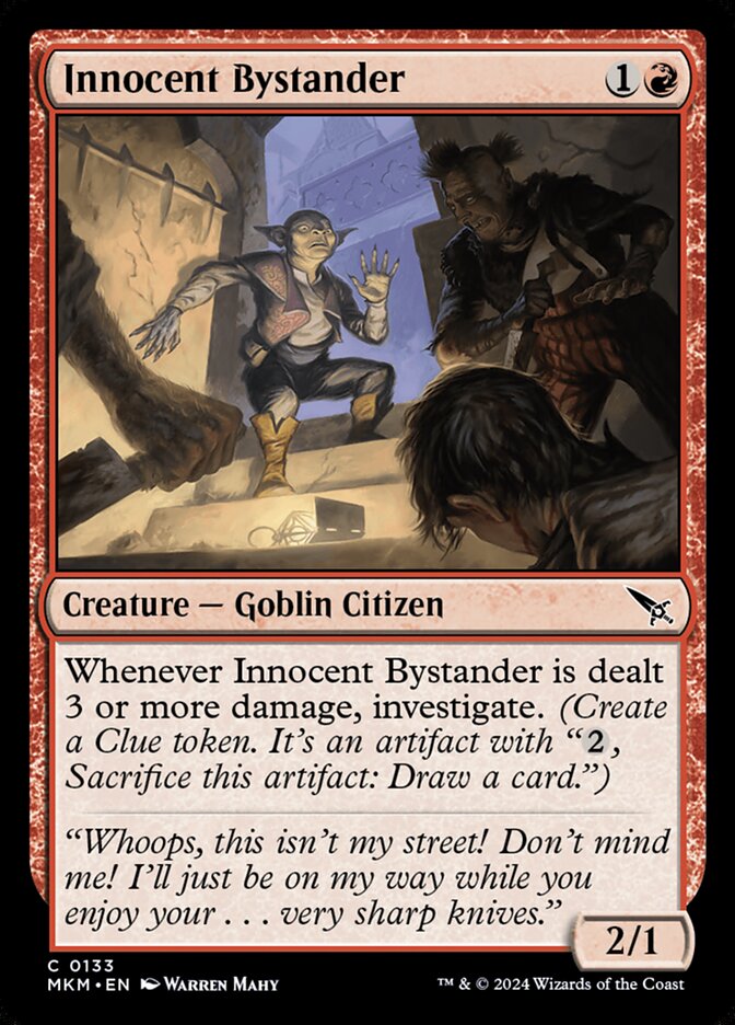 Innocent Bystander - carta Magic The Gathering