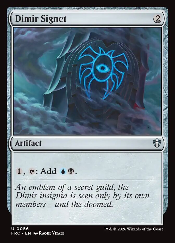 Dimir Signet - carta Magic The Gathering