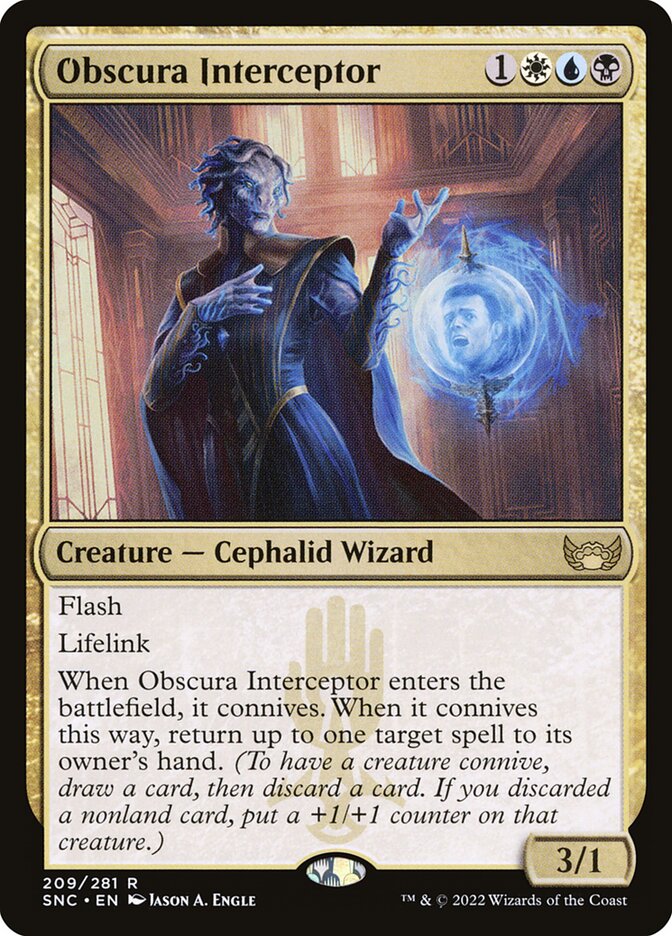 Obscura Interceptor - carta Magic The Gathering