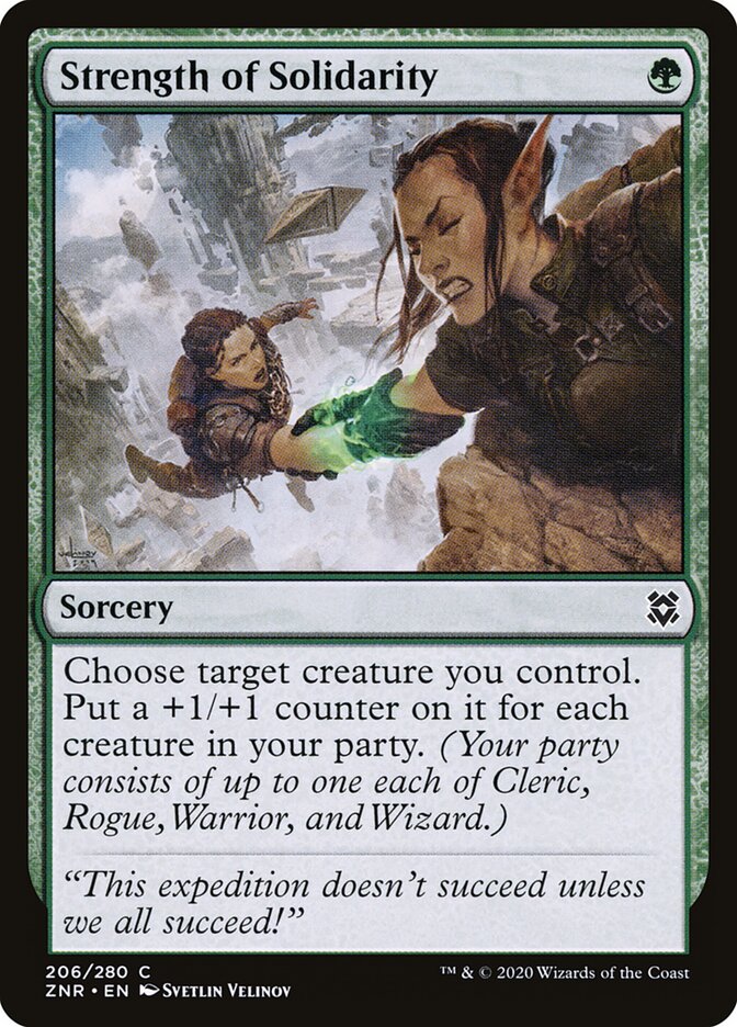 Strength of Solidarity - carta Magic The Gathering