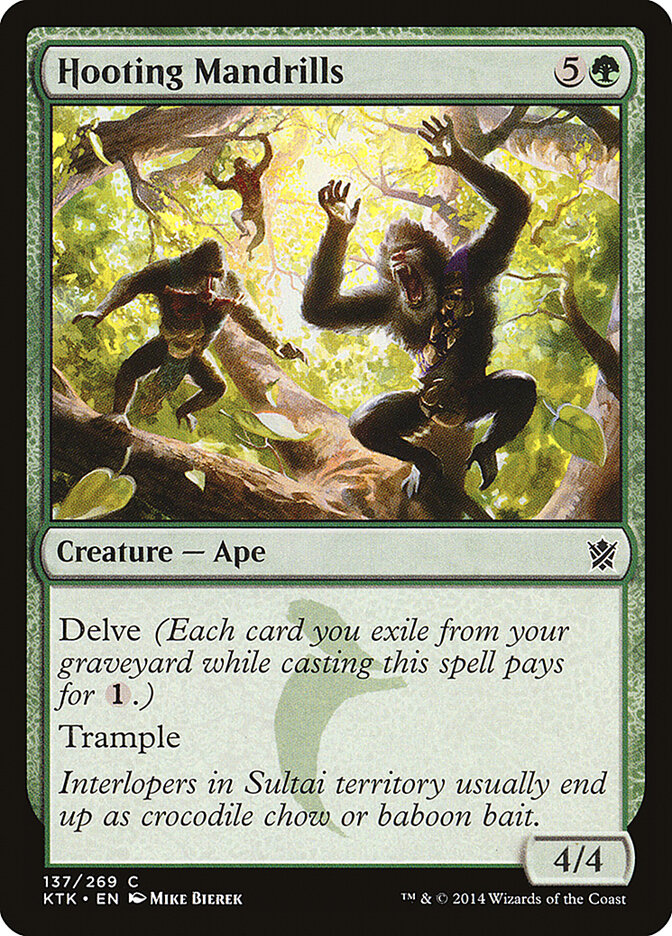 Hooting Mandrills - carta Magic The Gathering