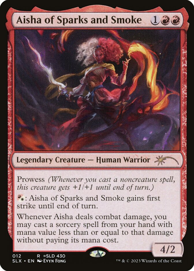 Aisha of Sparks and Smoke - carta Magic The Gathering