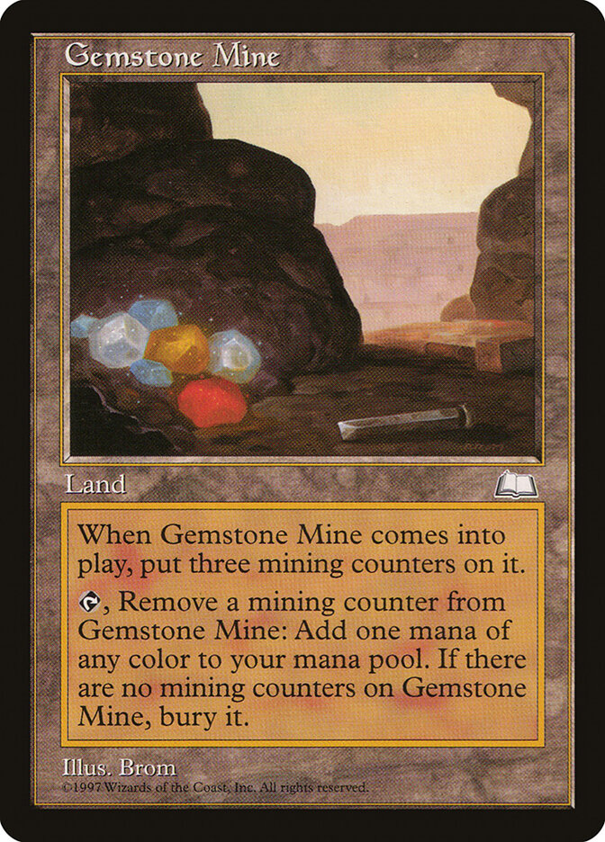 Gemstone Mine - carta Magic The Gathering