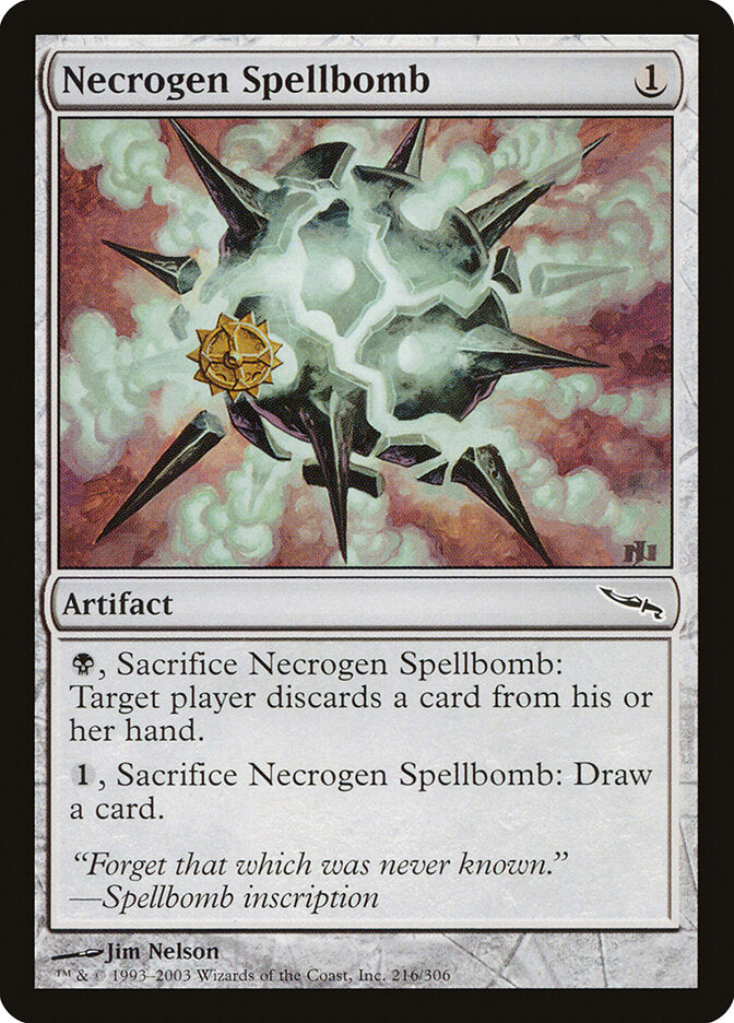 Necrogen Spellbomb - carta Magic The Gathering