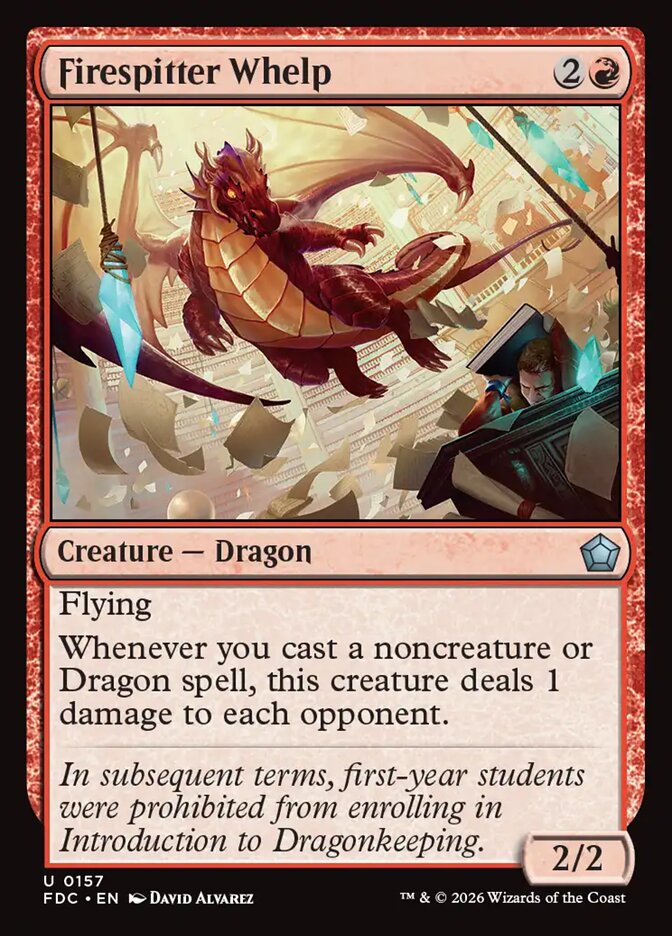 Firespitter Whelp - carta Magic The Gathering
