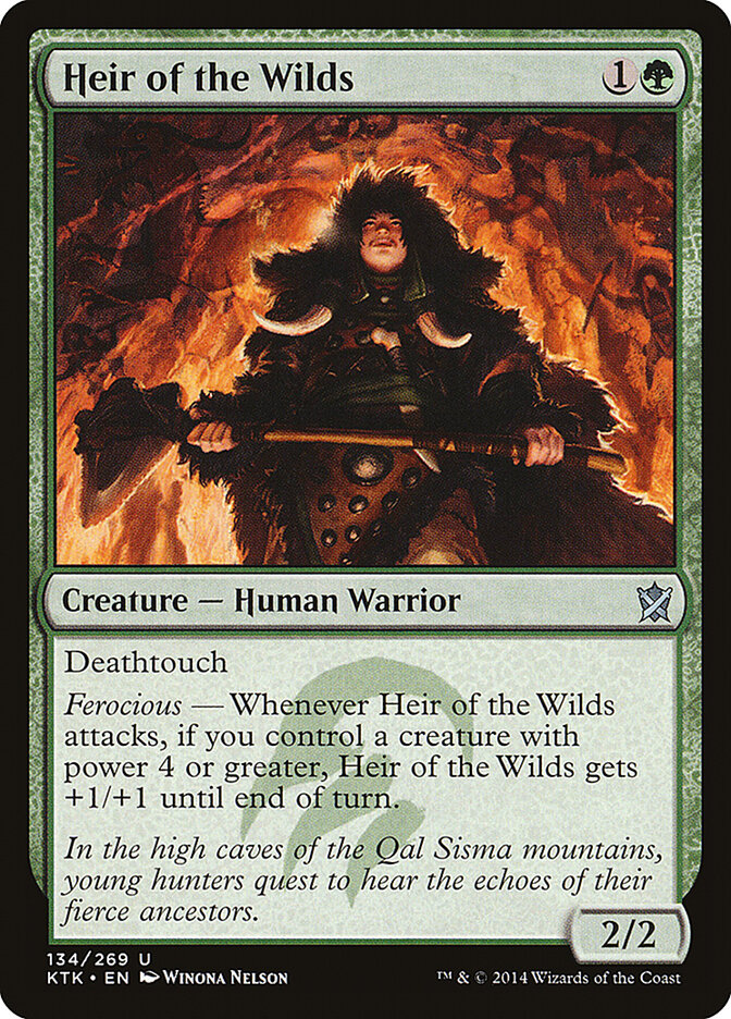 Heir of the Wilds - carta Magic The Gathering