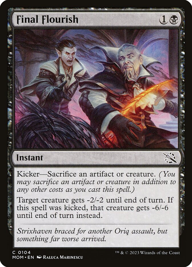Final Flourish - carta Magic The Gathering