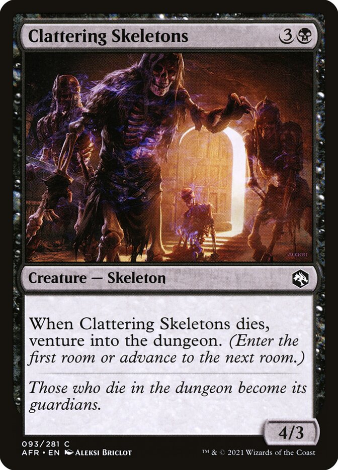 Clattering Skeletons - carta Magic The Gathering