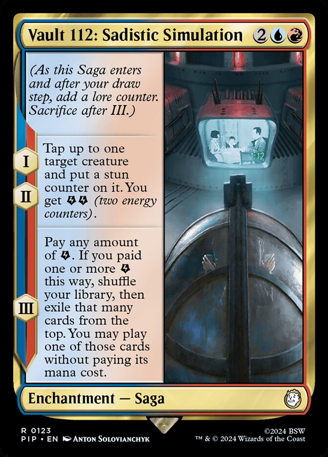 Vault 112: Sadistic Simulation - carta Magic The Gathering