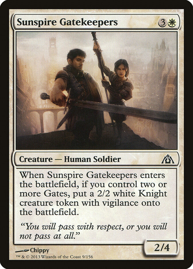 Sunspire Gatekeepers - carta Magic The Gathering