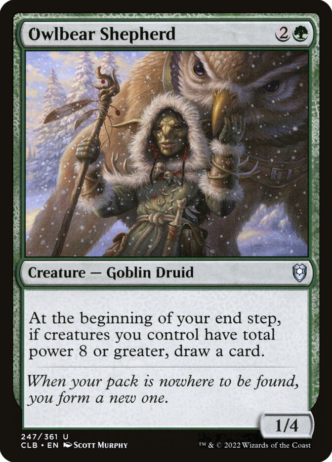 Owlbear Shepherd - carta Magic The Gathering