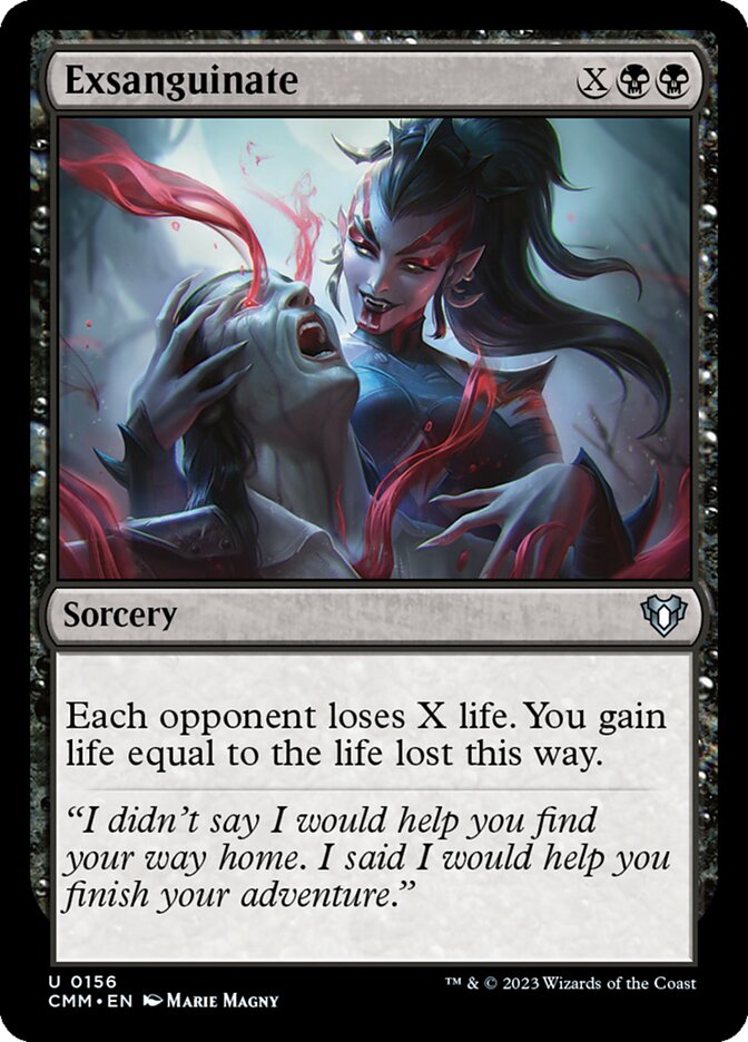 Exsanguinate - carta Magic The Gathering