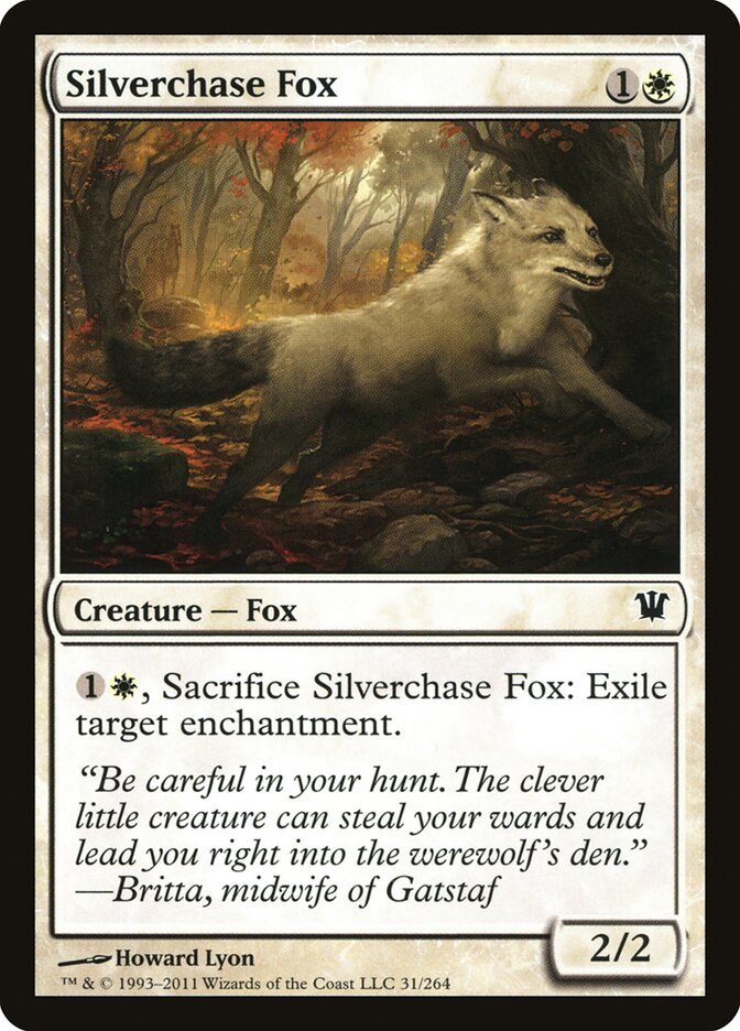 Silverchase Fox - carta Magic The Gathering