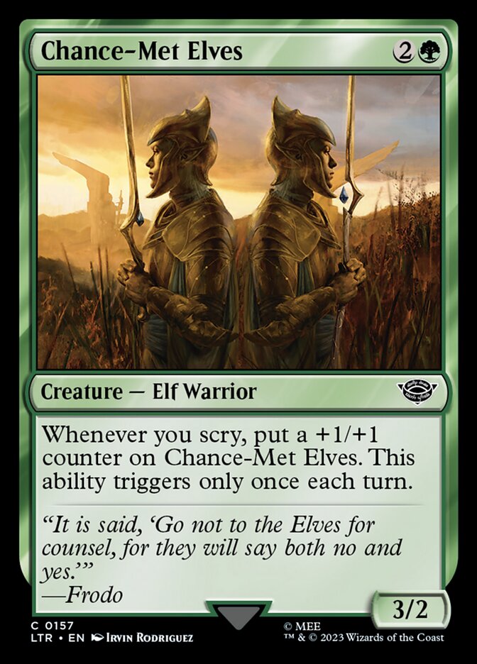 Chance-Met Elves - carta Magic The Gathering