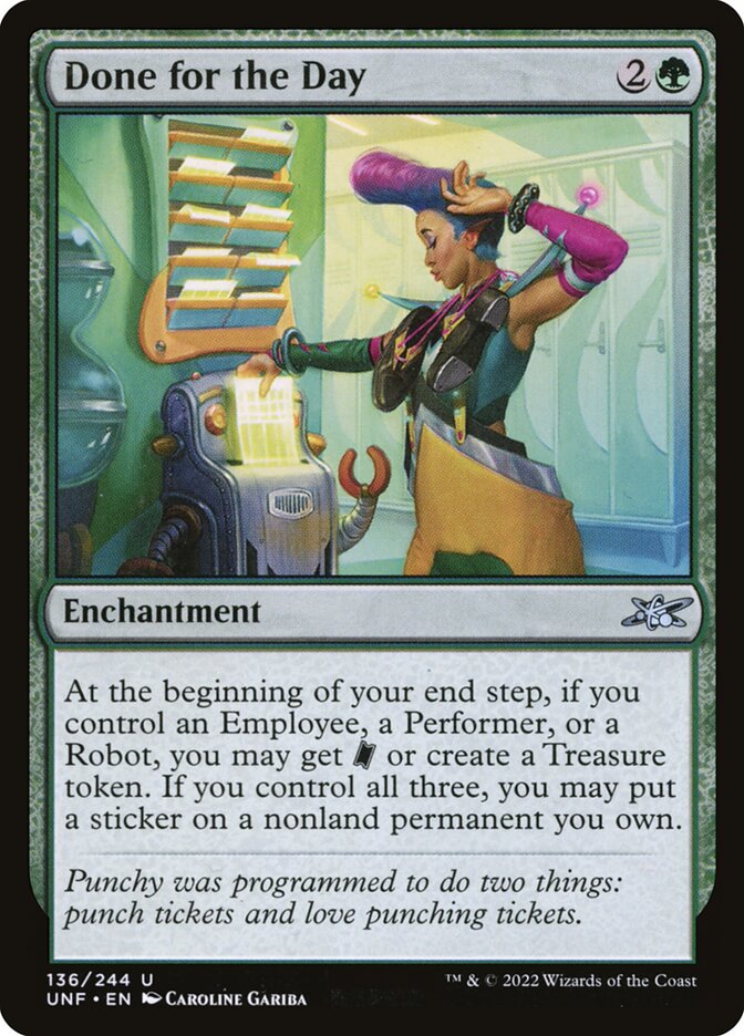 Done for the Day - carta Magic The Gathering