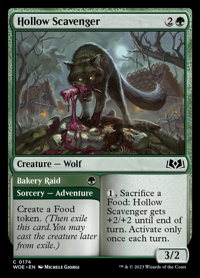 Hollow Scavenger // Bakery Raid - carta Magic The Gathering