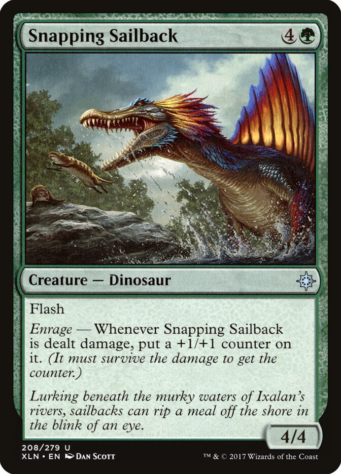 Snapping Sailback - carta Magic The Gathering