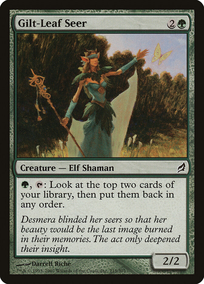 Gilt-Leaf Seer - carta Magic The Gathering