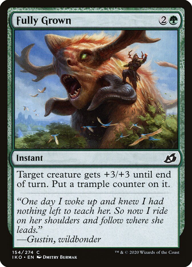 Fully Grown - carta Magic The Gathering