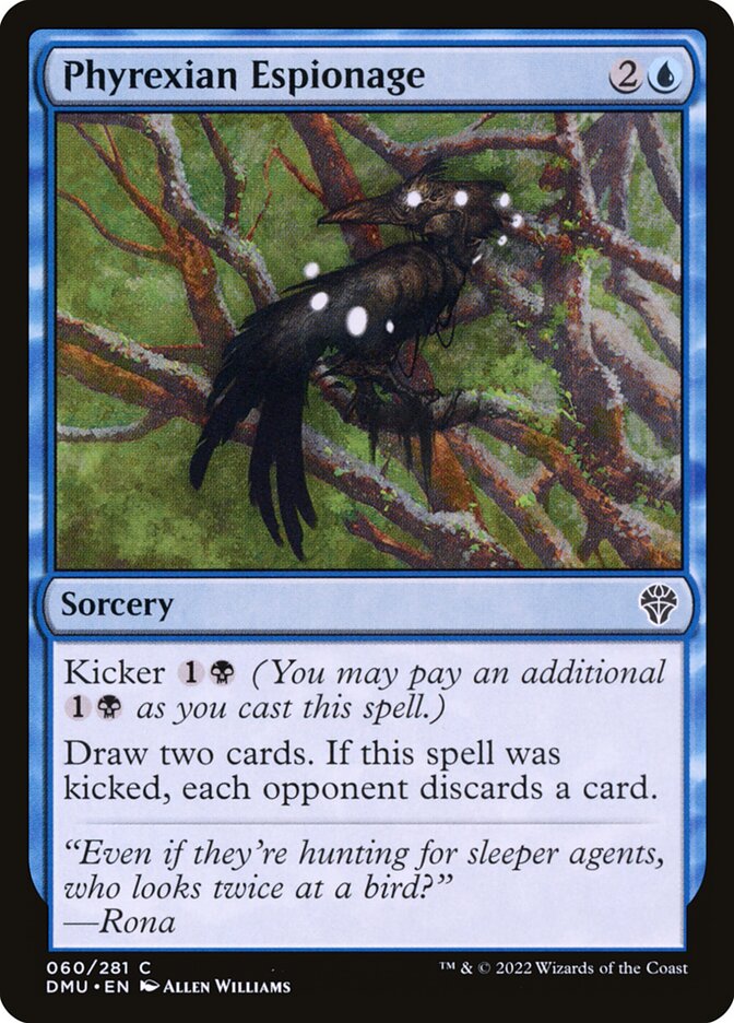 Phyrexian Espionage - carta Magic The Gathering