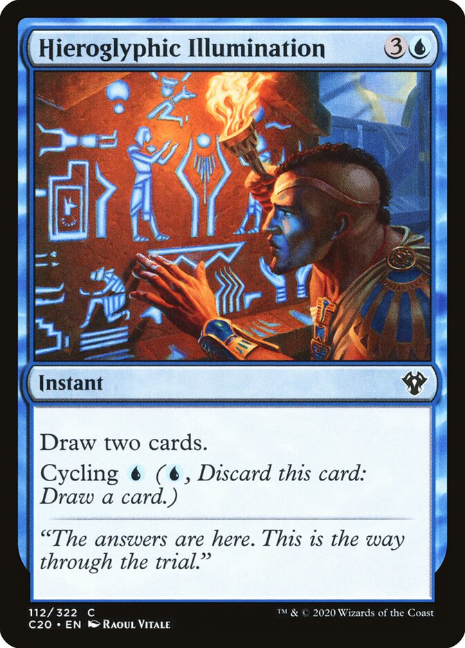 Hieroglyphic Illumination - carta Magic The Gathering