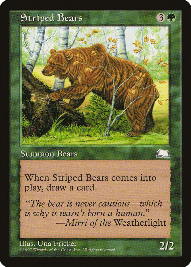 Striped Bears - carta Magic The Gathering