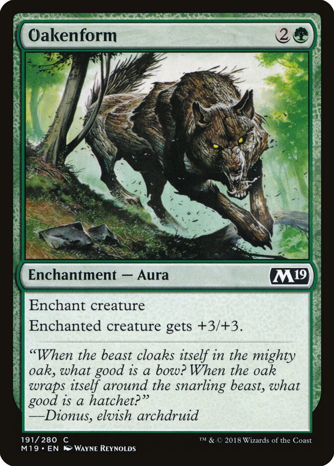 Oakenform - carta Magic The Gathering