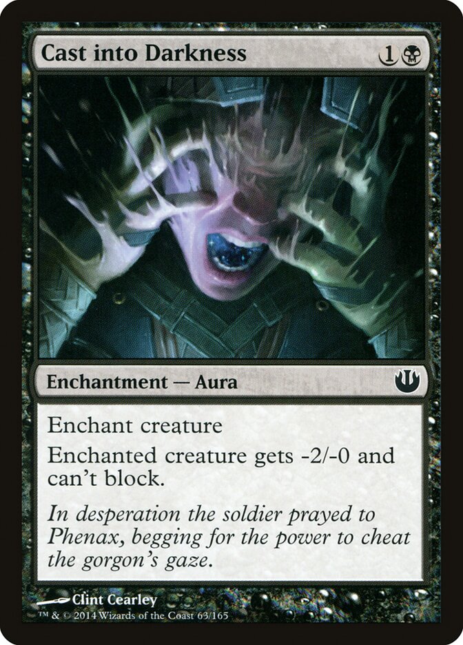 Cast into Darkness - carta Magic The Gathering