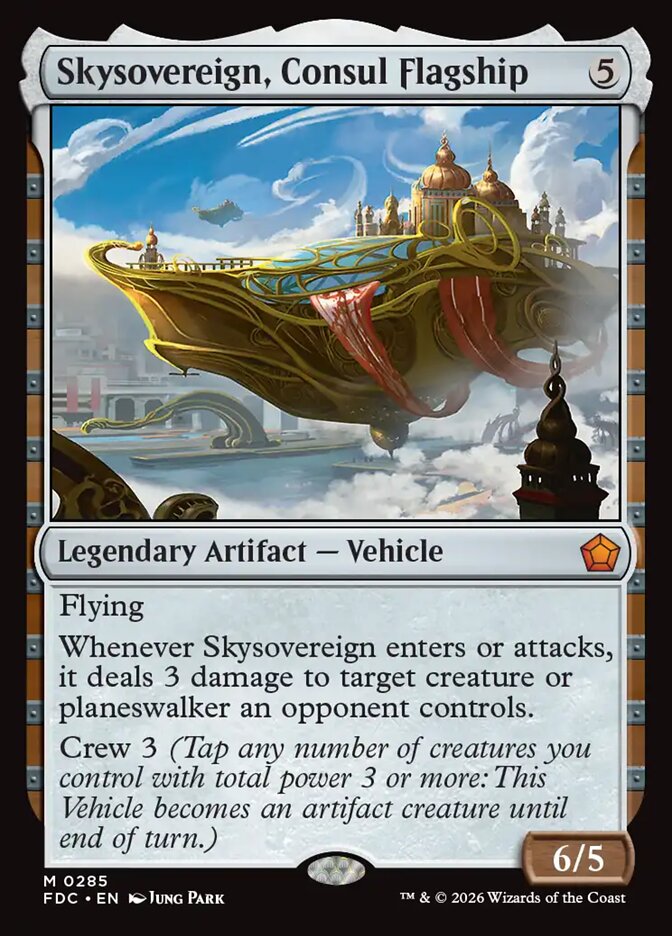 Skysovereign, Consul Flagship - carta Magic The Gathering