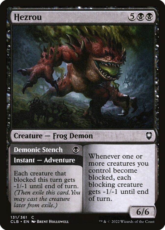 Hezrou // Demonic Stench - carta Magic The Gathering