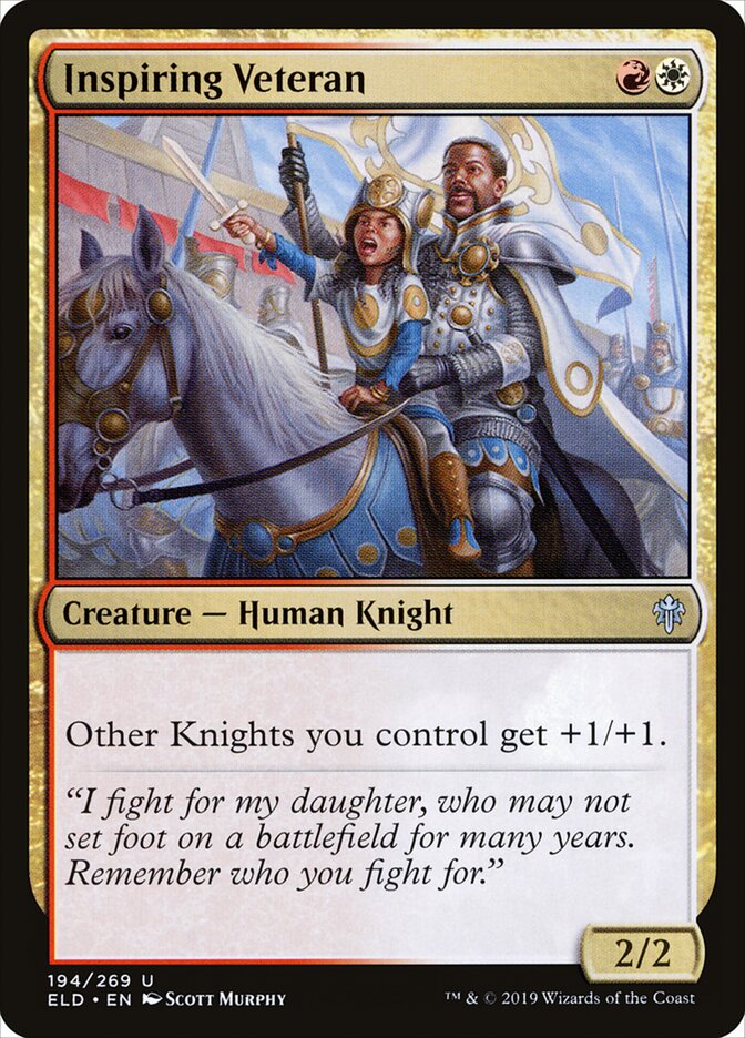 Inspiring Veteran - carta Magic The Gathering