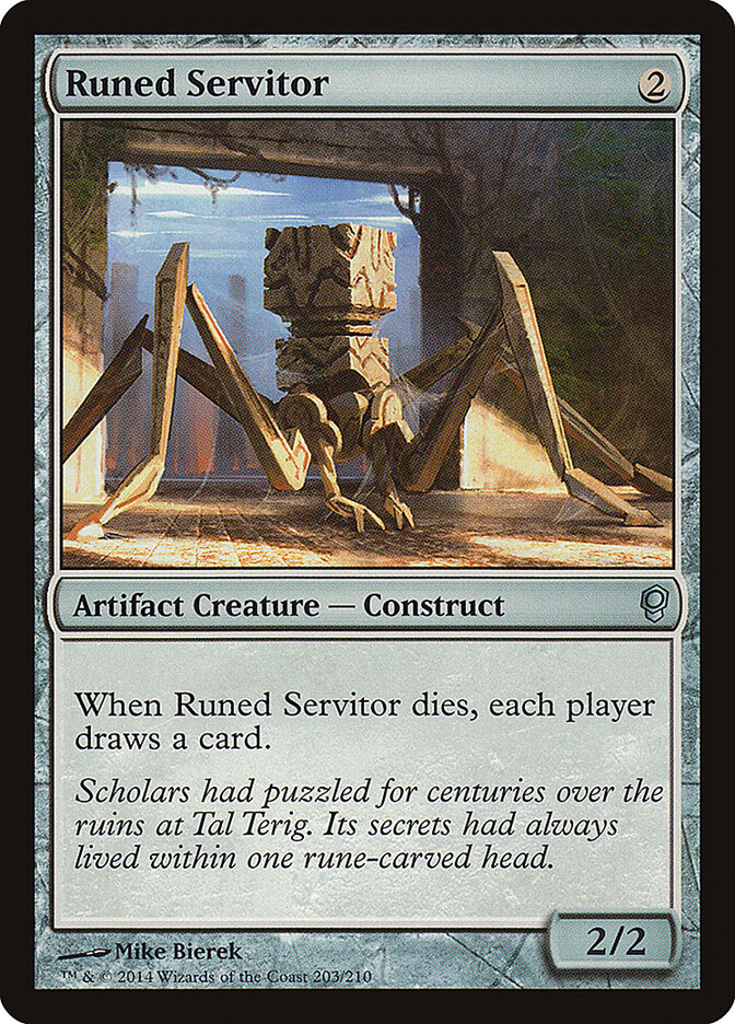 Runed Servitor - carta Magic The Gathering