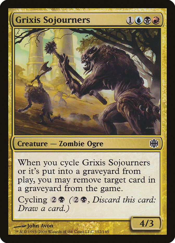 Grixis Sojourners - carta Magic The Gathering