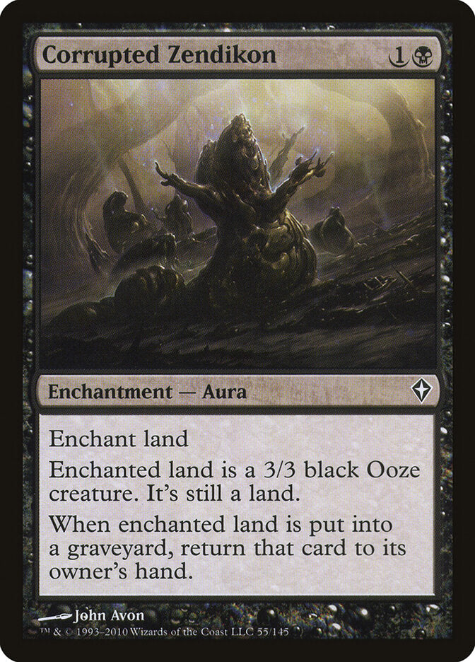 Corrupted Zendikon - carta Magic The Gathering