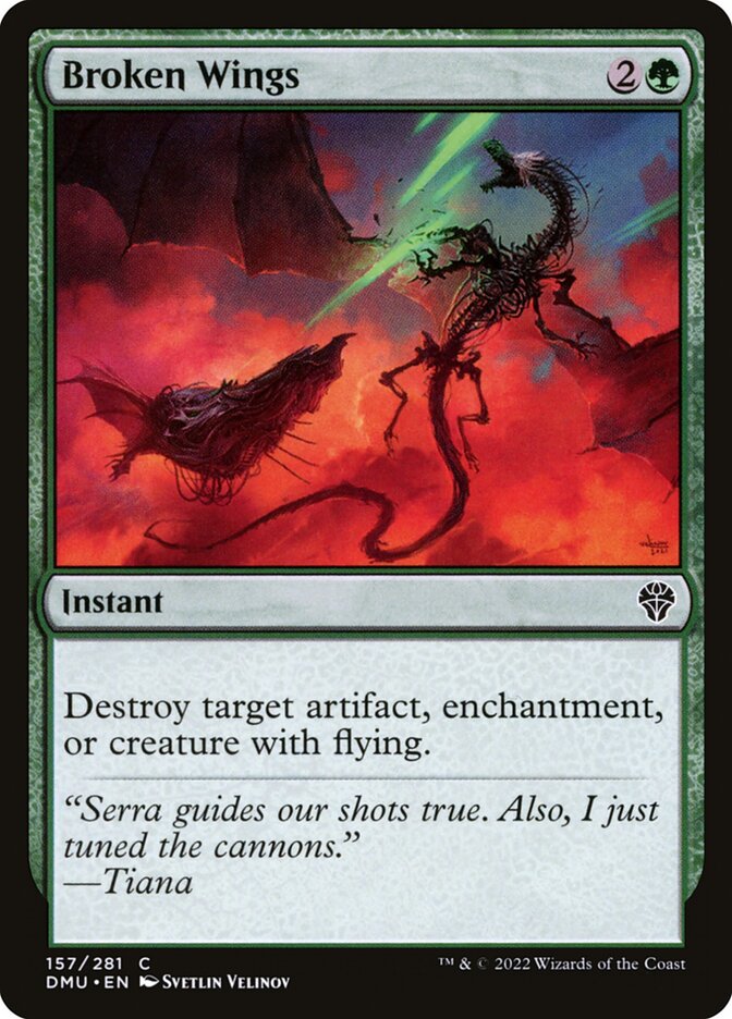 Broken Wings - carta Magic The Gathering