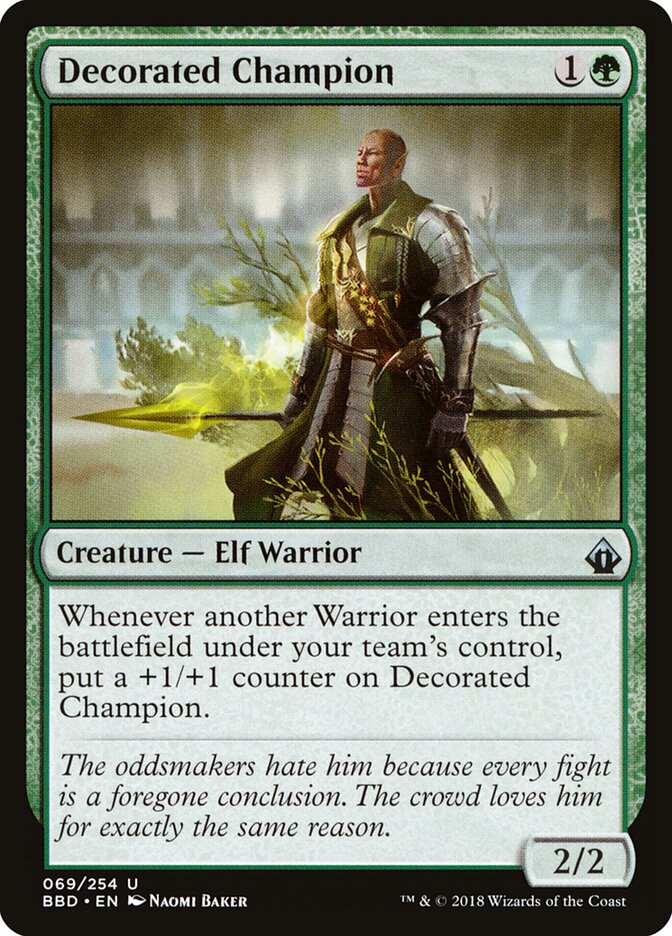 Decorated Champion - carta Magic The Gathering
