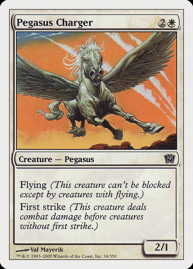 Pegasus Charger - carta Magic The Gathering