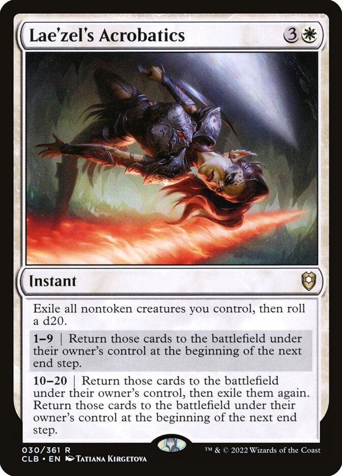 Lae'zel's Acrobatics - carta Magic The Gathering