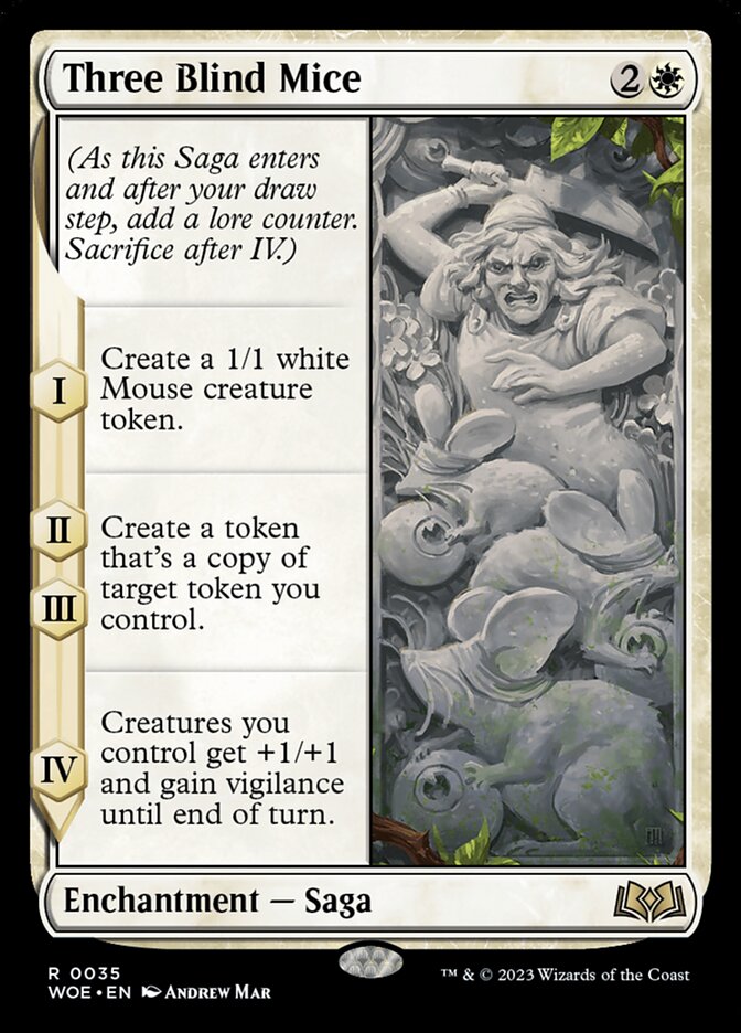Three Blind Mice - carta Magic The Gathering