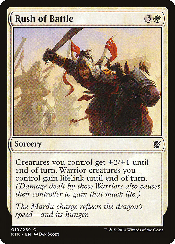 Rush of Battle - carta Magic The Gathering