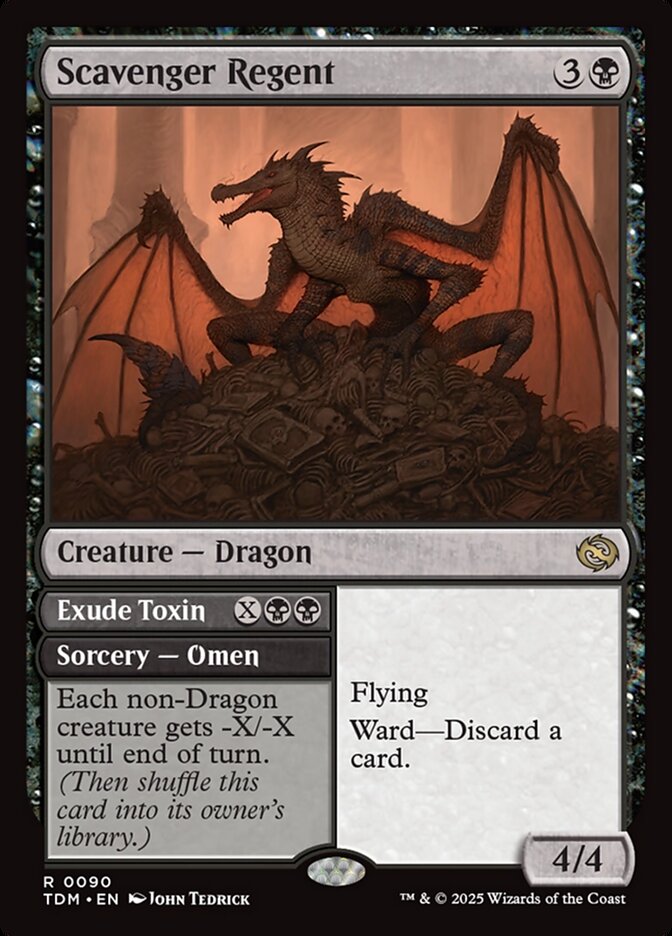 Scavenger Regent // Exude Toxin - carta Magic The Gathering