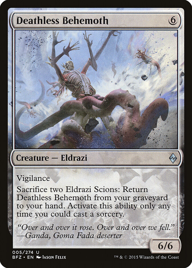 Deathless Behemoth - carta Magic The Gathering