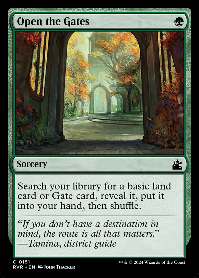 Open the Gates - carta Magic The Gathering