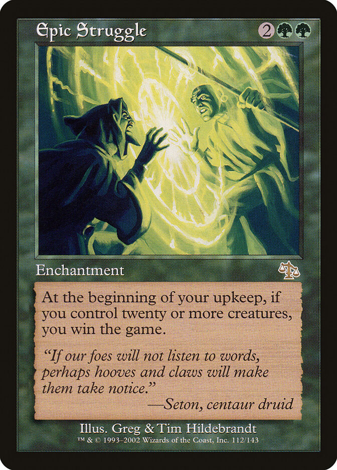 Epic Struggle - carta Magic The Gathering
