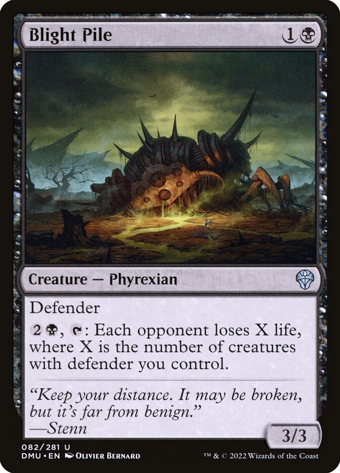 Blight Pile - carta Magic The Gathering