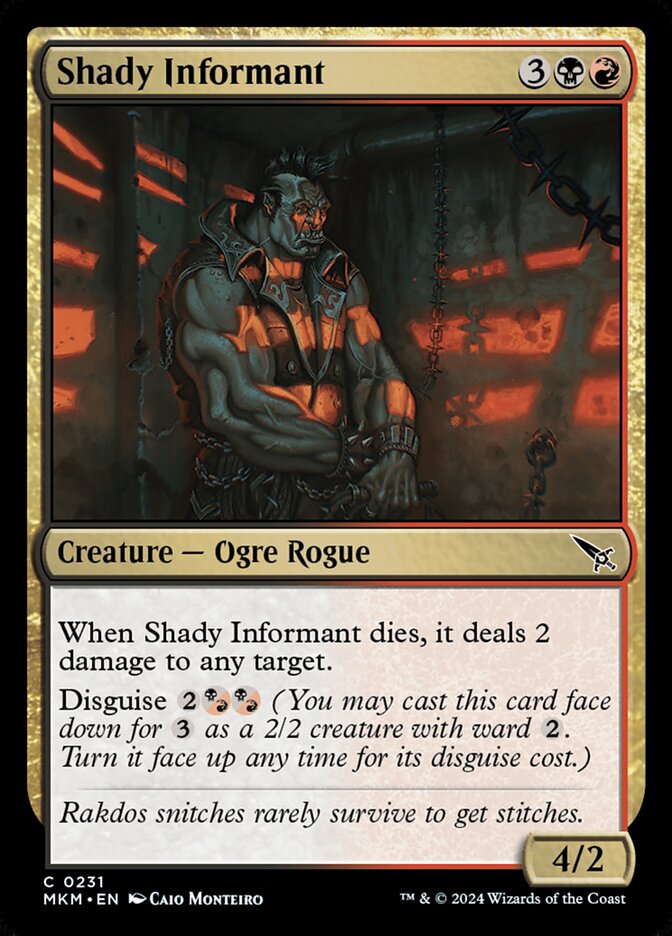 Shady Informant - carta Magic The Gathering